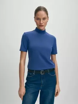 Блуза с воротником-стойкой ELIS