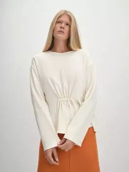 Блуза на кулиске с длинным рукавом XS(42)