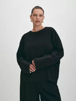 Блуза со вставками из сетки LALIS