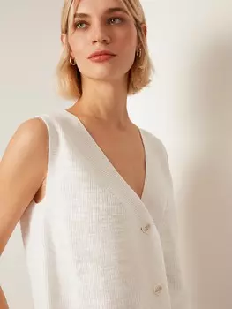 Блуза вязаная без рукавов S(44)