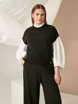 Блуза вязаная без рукавов XL(50)