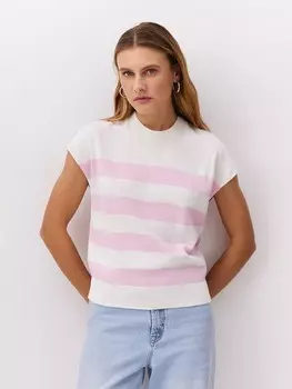 Блуза вязаная в полоску XS(42)