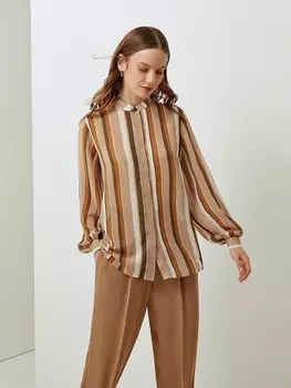 Блузка в полоску шифоновая ELIS