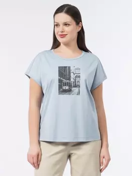 Блузка женская голубая M(46)