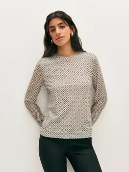 Лонгслив из сетки (50)