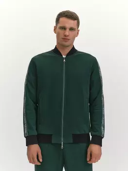 Бомбер для спорта и отдыха из хлопкового трикотажа пике S(48)