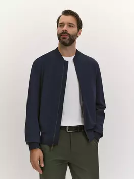 Бомбер из вискозного трикотажа с подвязами XXL(56)