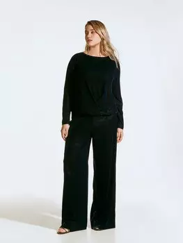 Брюки бархатные прямые LALIS