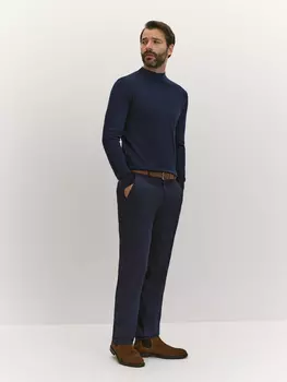 Брюки-чинос силуэта regular из эластичного хлопка S(48)