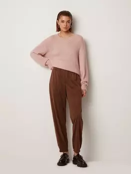 Брюки-джоггеры из экозамши XS(42)