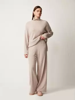 Брюки из фактурного трикотажа LALIS