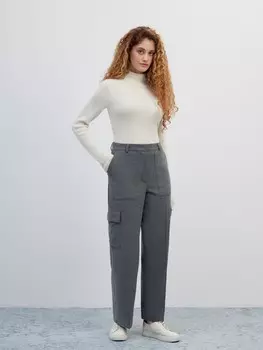 Брюки-карго серые XS(42)