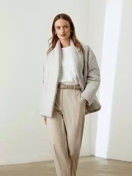 Брюки классические светлые S(44)