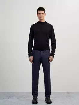 Брюки классические в клетку L(52)