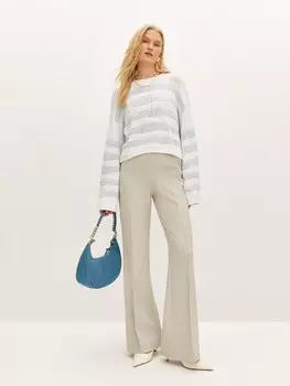 Брюки-клеш со стрелками XS(42)