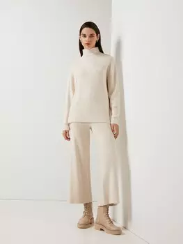 Брюки-кюлоты из вязаного трикотажа (42)