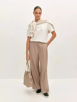 Брюки-палаццо на резинке M(46)