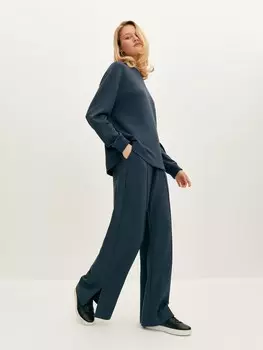 Брюки-палаццо с разрезами XS(42)