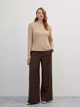 Брюки-палаццо в клетку M(46)