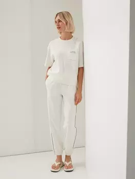 Брюки повседневные светлые S(44)