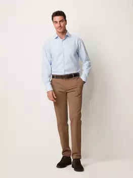 Брюки прямые из хлопка S(48)