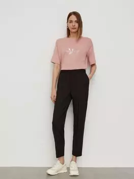 Брюки прямые из трикотажа XS(42)