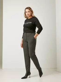 Брюки прямые из трикотажа L(48)