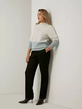 Брюки прямые из трикотажа M(46)