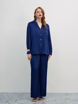 Брюки прямые на резинке XXL(52)