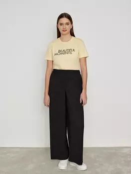 Брюки прямые с эластичным поясом LALIS