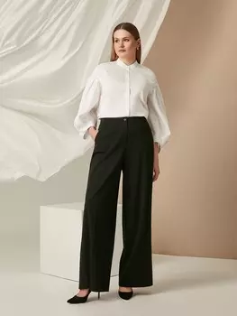 Брюки прямые с высокой посадкой LALIS