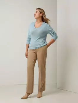 Брюки прямые трикотажные L(48)