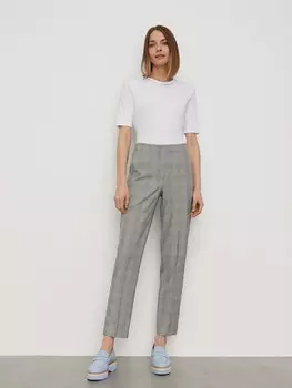 Брюки прямые в клетку XS(42)