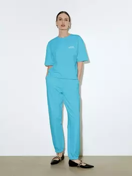 Брюки ярко-голубого цвета XS(42)