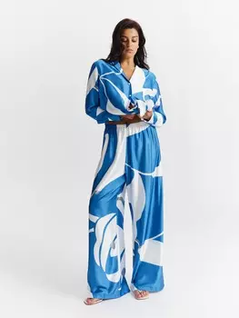 Брюки расклешенные M(46)