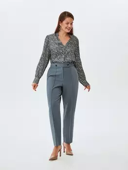 Брюки с высокой посадкой XL(50)