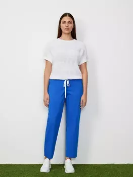 Брюки синего цвета из хлопка M(46)