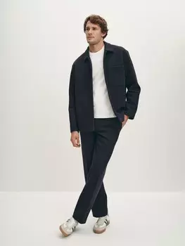 Спортивные брюки на основе хлопка с имитацией стрелок S(48)