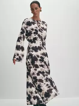 Длинное платье с рукавами XS(42)