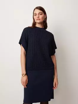 Джемпер фактурной вязки L(48)