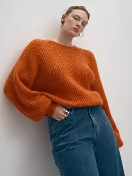 Вязаный джемпер крупной вязки M(46)