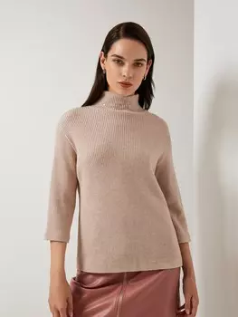 Джемпер фактурный с пайетками XS(42)