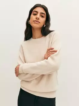 Джемпер из 100% хлопка с рукавом реглан XS(42)