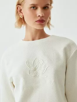 Джемпер из фактурного трикотажа S(44)