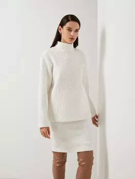 Джемпер из фактурного трикотажа S(44)