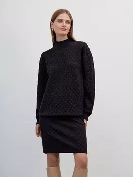 Джемпер из фактурного трикотажа XS(42)