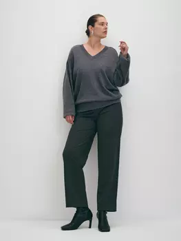 Вязаный джемпер силуэта оверсайз M(46)