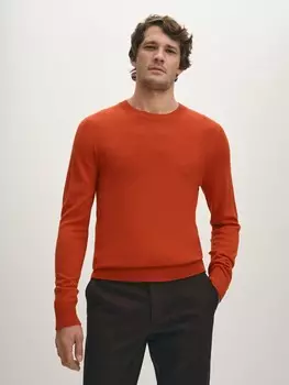 Тонкий вязаный джемпер из шерсти мериноса XL(54)