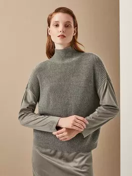 Джемпер комбинированный S(44)