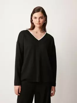 Джемпер с контрастной отделкой (52)